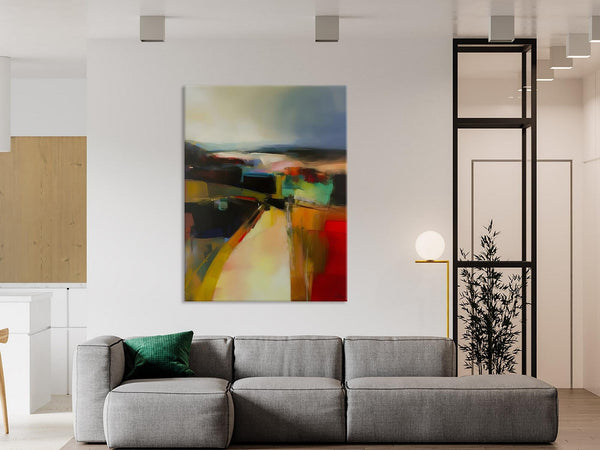 Original Landscape Paintings, Acrylic Painting on Canvas, Extra Large Paintings for Bedroom, Modern Paintings, Large Contemporary Wall Art-Paintingforhome