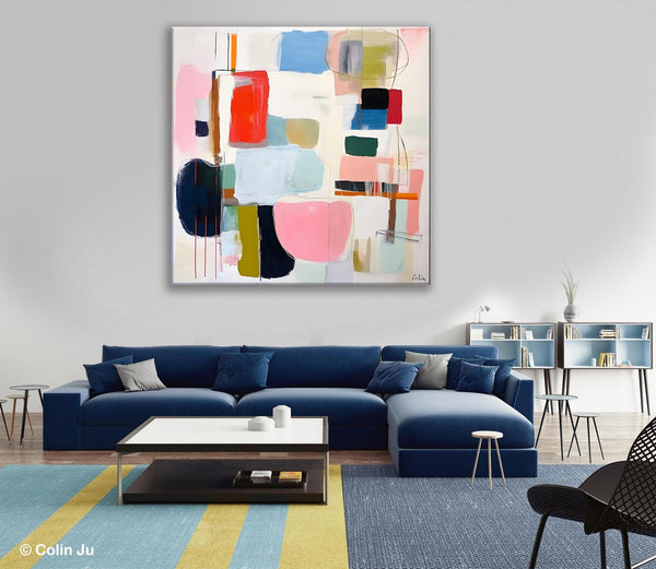 Modern Canvas Paintings, Large Abstract Painting for Bedroom, Original Abstract Wall Art, Modern Acrylic Artwork, Contemporary Canvas Art-Paintingforhome
