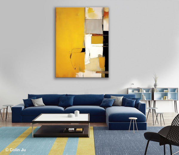 Original Canvas Artwork, Large Wall Art Painting for Dining Room, Oversized Abstract Art Paintings, Contemporary Acrylic Painting on Canvas-Paintingforhome