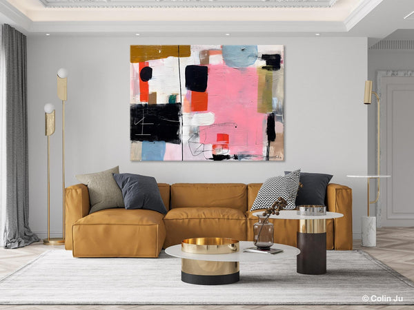 Modern Wall Art Ideas for Bedroom, Large Canvas Paintings, Original Abstract Art, Hand Painted Canvas Art, Contemporary Acrylic Paintings-Paintingforhome