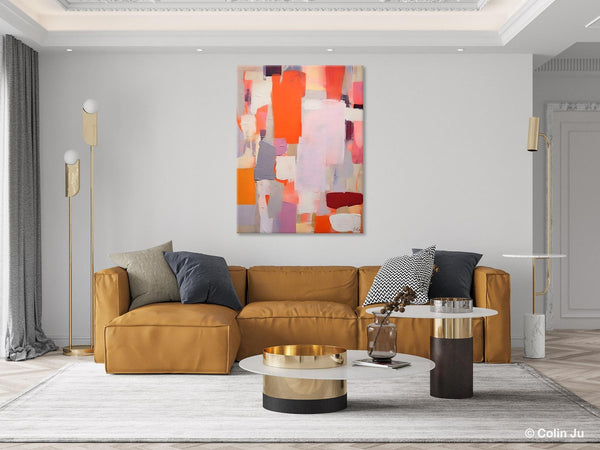 Abstract Wall Paintings, Heavy Texture Canvas Art, Large Contemporary Wall Art, Extra Large Paintings for Bedroom, Original Modern Painting-Paintingforhome