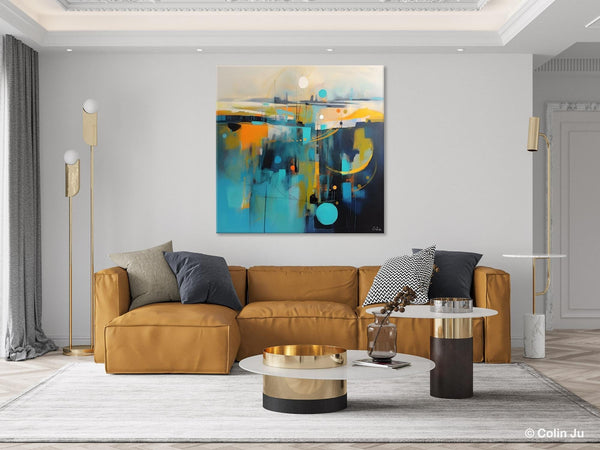 Extra Large Abstract Painting for Living Room, Acrylic Canvas Paintings, Original Modern Wall Art, Oversized Contemporary Acrylic Paintings-Paintingforhome