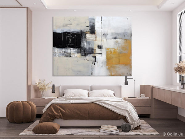 Modern Abstract Art Paintings, Extra Large Canvas Painting for Bedroom, Original Canvas Wall Art, Oversized Contemporary Acrylic Paintings-Paintingforhome