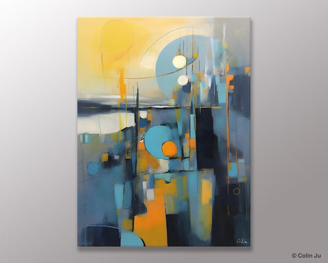 Extra Large Painting for Sale, Oversized Contemporary Acrylic Paintings, Extra Large Canvas Painting for Bedroom, Original Abstract Painting-Paintingforhome