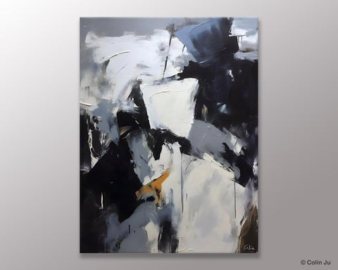 Extra Large Painting on Canvas, Contemporary Acrylic Paintings, Extra Large Canvas Paintings for Bedroom, Large Original Abstract Wall Art-Paintingforhome