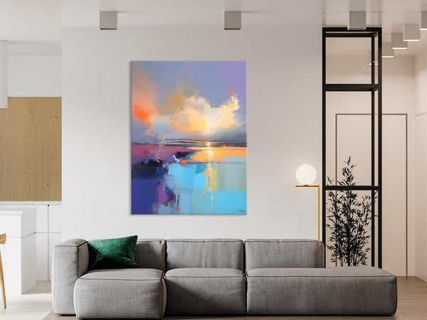 Original Landscape Paintings, Modern Paintings, Large Contemporary Wall Art, Acrylic Painting on Canvas, Extra Large Paintings for Bedroom-Paintingforhome
