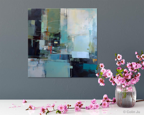 Original Modern Paintings, Contemporary Canvas Art, Modern Acrylic Artwork, Buy Art Paintings Online, Large Abstract Painting for Bedroom-Paintingforhome