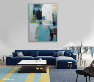 Large Contemporary Wall Art, Acrylic Painting on Canvas, Modern Paintings, Extra Large Paintings for Dining Room, Original Abstract Painting-Paintingforhome