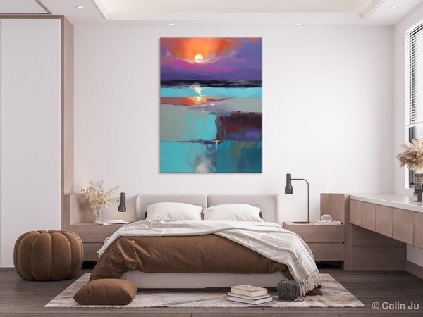 Extra Large Painting on Canvas, Oversized Contemporary Acrylic Painting, Extra Large Canvas Painting for Bedroom, Original Abstract Painting-Paintingforhome