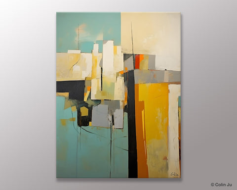 Abstract Paintings, Large Contemporary Wall Art, Extra Large Paintings for Living Room, Heavy Texture Canvas Art, Original Modern Painting-Paintingforhome