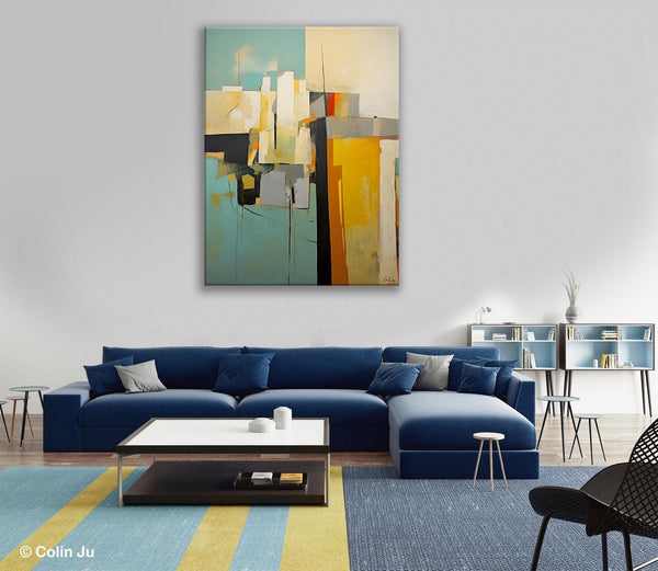 Abstract Paintings, Large Contemporary Wall Art, Extra Large Paintings for Living Room, Heavy Texture Canvas Art, Original Modern Painting-Paintingforhome