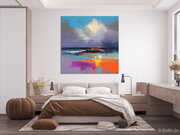 Landscape Canvas Paintings, Modern Canvas Wall Art Paintings, Original Canvas Painting for Living Room, Acrylic Painting on Canvas-Paintingforhome