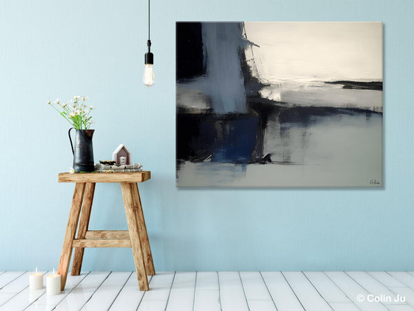 Abstract Painting for Bedroom, Large Original Abstract Art, Contemporary Acrylic Paintings, Abstract Painting on Canvas, Simple Wall Art-Paintingforhome
