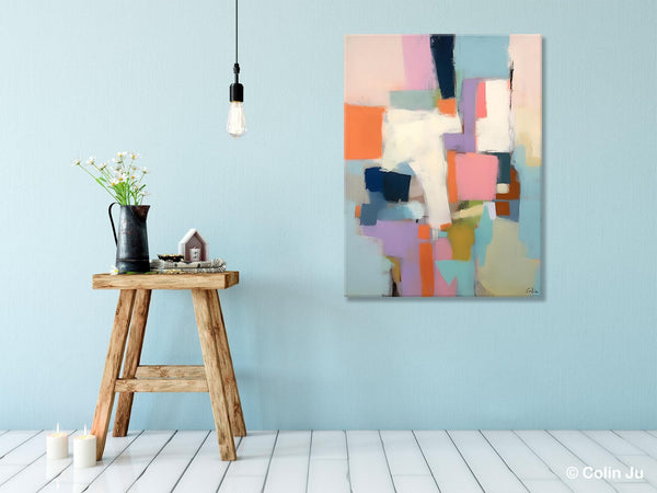 Extra Large Modern Wall Art, Acrylic Painting on Canvas, Contemporary Painting, Canvas Paintings for Dining Room, Original Abstract Painting-Paintingforhome
