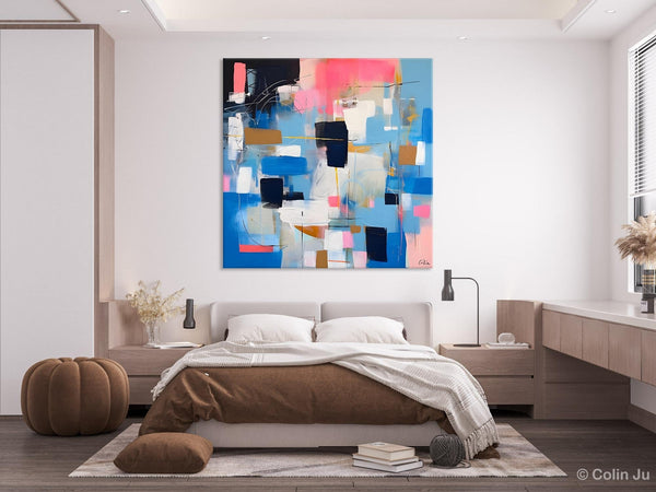 Modern Canvas Paintings, Contemporary Canvas Art, Original Modern Wall Art, Modern Acrylic Artwork, Large Abstract Painting for Dining Room-Paintingforhome