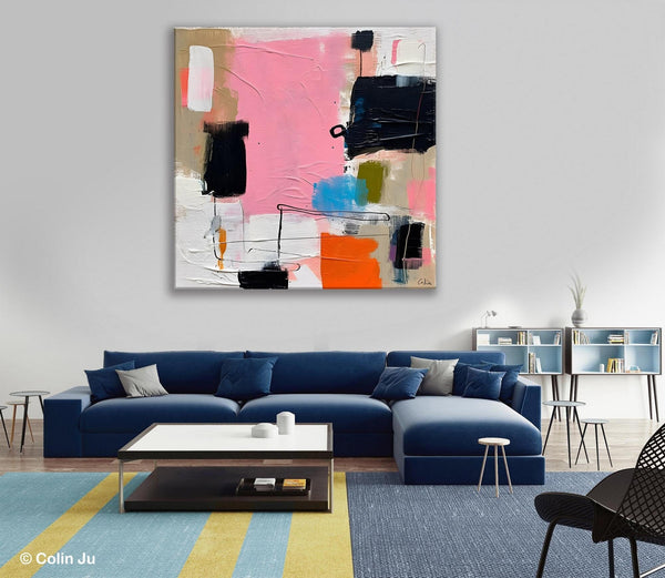Modern Acrylic Artwork, Large Abstract Painting for Bedroom, Original Abstract Wall Art, Modern Canvas Paintings, Contemporary Canvas Art-Paintingforhome