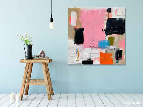 Modern Acrylic Artwork, Large Abstract Painting for Bedroom, Original Abstract Wall Art, Modern Canvas Paintings, Contemporary Canvas Art-Paintingforhome