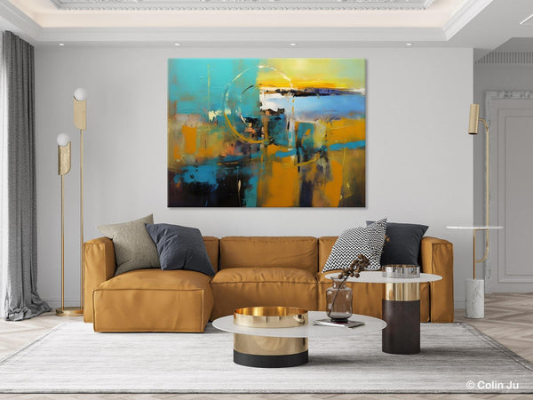 Oversized Canvas Paintings, Original Abstract Art, Hand Painted Canvas Art, Contemporary Acrylic Art, Huge Wall Art Ideas for Living Room-Paintingforhome