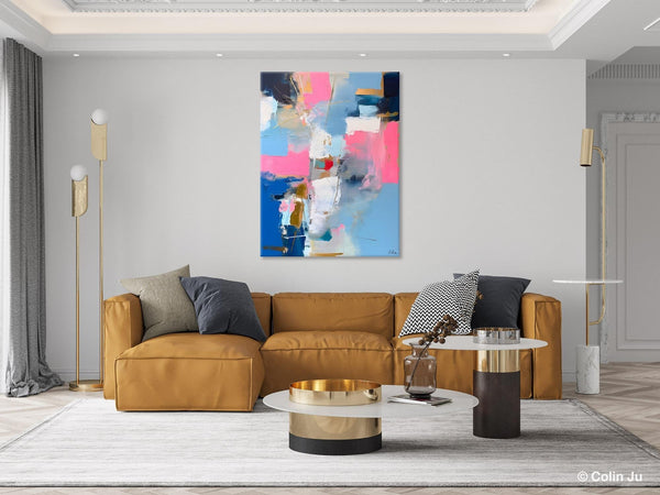 Large Art Painting for Living Room, Original Canvas Art, Contemporary Acrylic Painting on Canvas, Oversized Modern Abstract Wall Paintings-Paintingforhome
