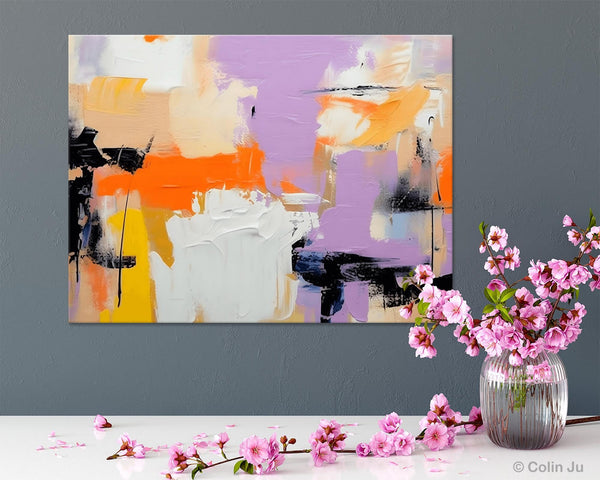 Modern Acrylic Painting on Canvas, Contemporary Wall Art Paintings, Extra Large Original Art for Dining Room, Hand Painted Canvas Artwork-Paintingforhome