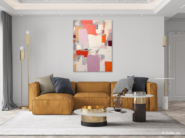 Contemporary Acrylic Painting on Canvas, Large Wall Art Painting for Bedroom, Original Canvas Art, Oversized Modern Abstract Wall Paintings-Paintingforhome
