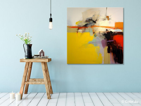 Modern Canvas Art Paintings, Contemporary Canvas Art, Original Modern Wall Art, Modern Acrylic Artwork, Large Abstract Paintings for Bedroom-Paintingforhome