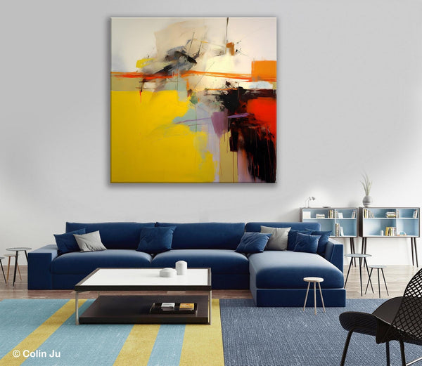 Modern Canvas Art Paintings, Contemporary Canvas Art, Original Modern Wall Art, Modern Acrylic Artwork, Large Abstract Paintings for Bedroom-Paintingforhome