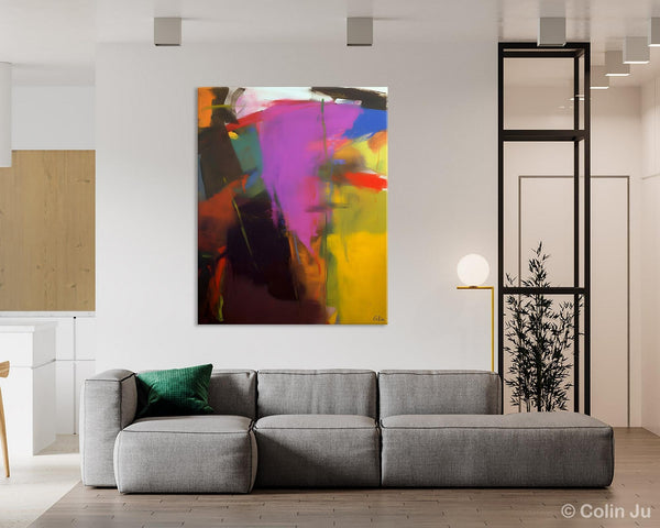 Large Original Abstract Wall Art, Contemporary Acrylic Paintings, Extra Large Abstract Painting for Dining Room, Abstract Painting on Canvas-Paintingforhome
