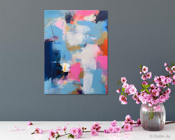 Oversized Modern Abstract Wall Paintings, Original Canvas Art, Contemporary Acrylic Painting on Canvas, Large Wall Art Painting for Bedroom-Paintingforhome