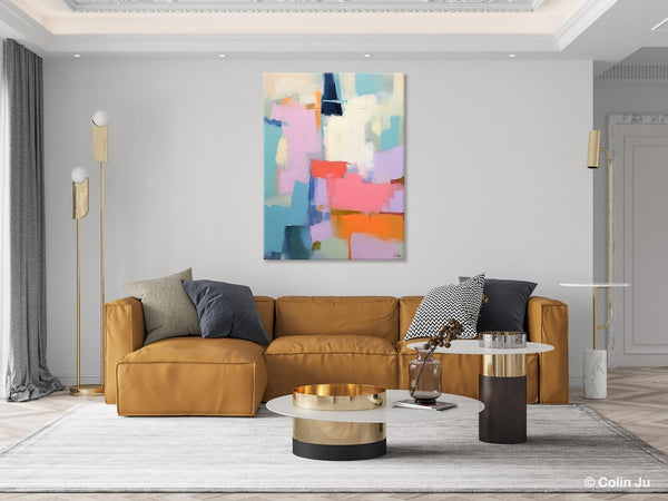 Contemporary Paintings on Canvas, Large Wall Art Painting for Dining Room, Original Abstract Wall Art, Oversized Abstract Wall Art Paintings-Paintingforhome