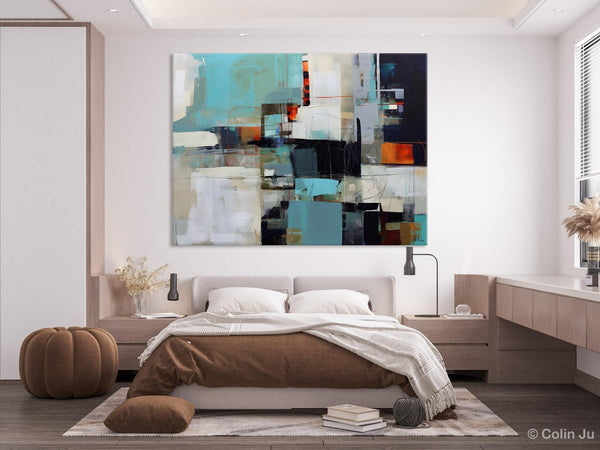 Extra Large Paintings for Dining Room, Abstract Wall Paintings, Hand Painted Canvas Art, Original Artowrk, Contemporary Wall Art Paintings-Paintingforhome