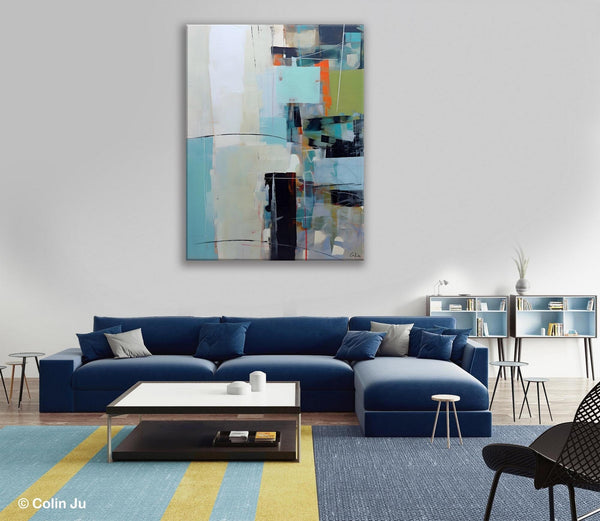 Abstract Wall Paintings, Large Contemporary Wall Art, Extra Large Paintings for Bedroom, Hand Painted Canvas Art, Original Modern Painting-Paintingforhome