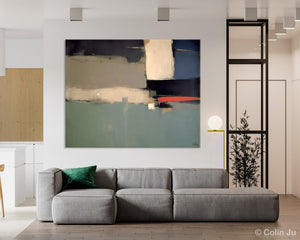 Contemporary Acrylic Paintings, Extra Large Abstract Painting for Living Room, Large Original Abstract Wall Art, Abstract Painting on Canvas-Paintingforhome