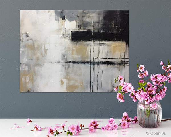 Hand Painted Original Canvas Art, Contemporary Acrylic Paintings, Large Wall Art Painting for Bedroom, Oversized Modern Abstract Paintings-Paintingforhome