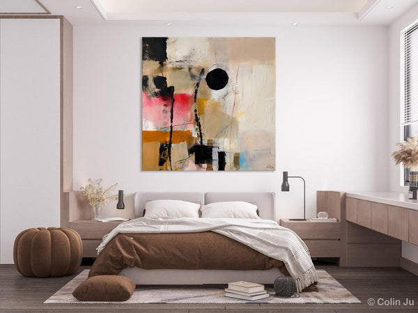 Modern Canvas Art Paintings, Abstract Wall Art for Bedroom, Original Modern Acrylic Artwork, Extra Large Abstract Paintings for Dining Room-Paintingforhome
