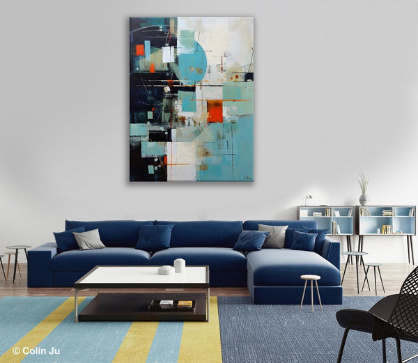 Contemporary Acrylic Painting on Canvas, Large Wall Art Painting for Bedroom, Original Canvas Art, Oversized Modern Abstract Wall Paintings-Paintingforhome