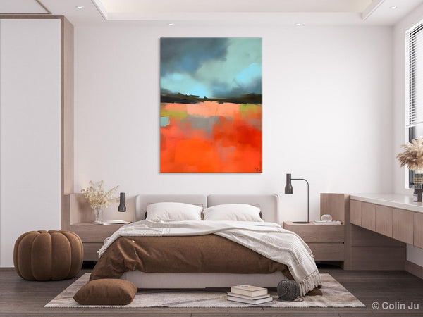 Original Canvas Artwork, Contemporary Acrylic Painting on Canvas, Large Wall Art Painting for Bedroom, Oversized Abstract Wall Art Paintings-Paintingforhome