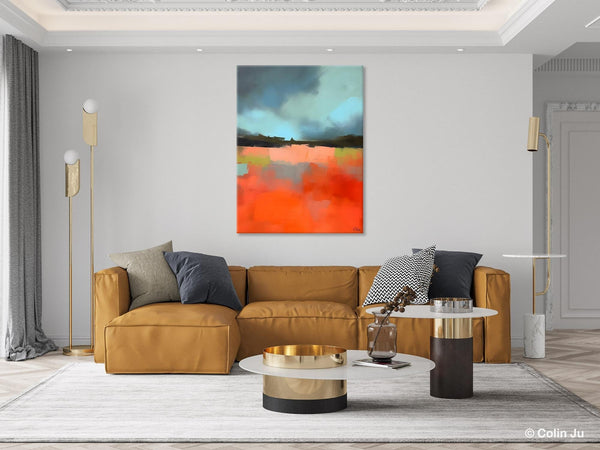 Original Canvas Artwork, Contemporary Acrylic Painting on Canvas, Large Wall Art Painting for Bedroom, Oversized Abstract Wall Art Paintings-Paintingforhome