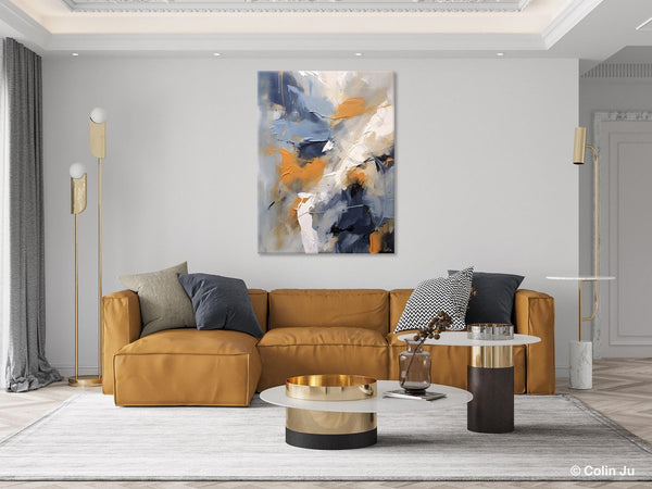 Contemporary Acrylic Paintings on Canvas, Large Wall Art Paintings for Bedroom, Oversized Abstract Wall Art Paintings, Original Abstract Art-Paintingforhome
