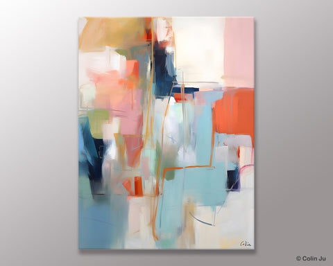 Large Wall Art Painting for Bedroom, Oversized Abstract Wall Art Paintings, Original Modern Artwork, Contemporary Acrylic Painting on Canvas-Paintingforhome