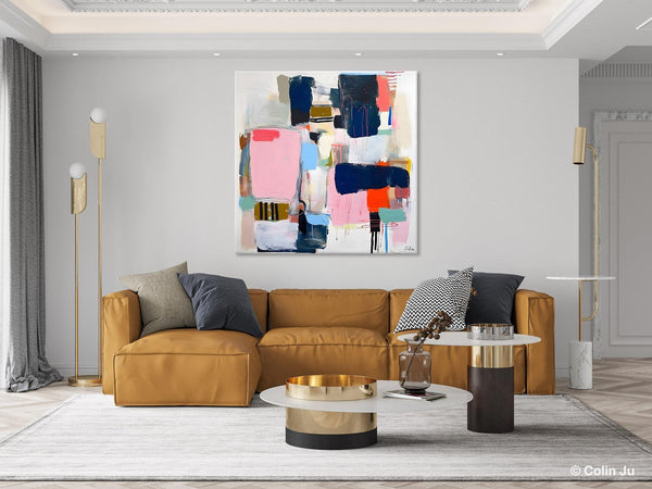 Modern Original Abstract Wall Art, Contemporary Canvas Art, Canvas Paintings, Large Abstract Art for Bedroom, Simple Modern Acrylic Artwork-Paintingforhome