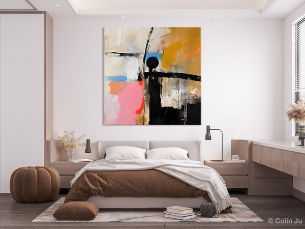 Extra Large Abstract Paintings for Bedroom, Original Modern Acrylic Wall Art, Modern Canvas Art Paintings, Abstract Wall Art for Dining Room-Paintingforhome