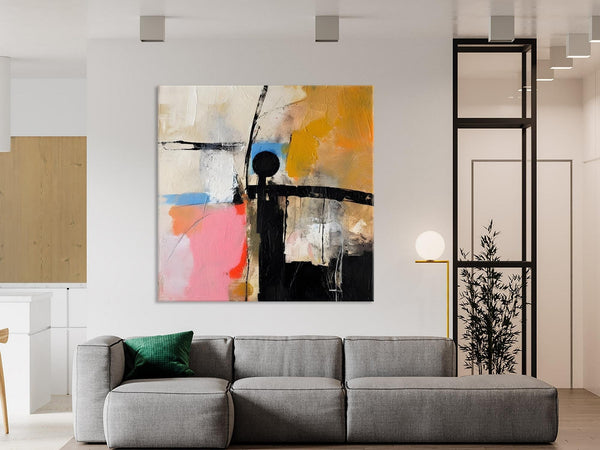Extra Large Abstract Paintings for Bedroom, Original Modern Acrylic Wall Art, Modern Canvas Art Paintings, Abstract Wall Art for Dining Room-Paintingforhome