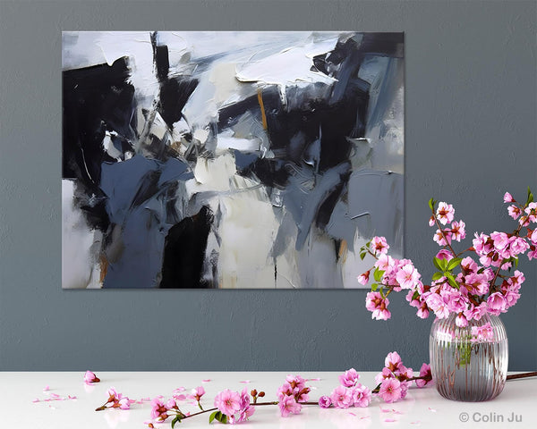 Simple Canvas Art, Contemporary Painting on Canvas, Extra Large Wall Art Paintings, Original Canvas Art for sale, Simple Abstract Paintings-Paintingforhome