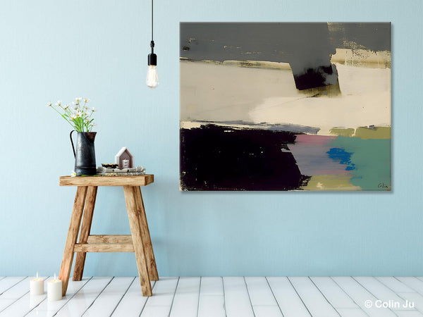 Abstract Landscape Paintings, Modern Wall Art for Living Room, Landscape Acrylic Paintings, Original Abstract Abstract Painting on Canvas-Paintingforhome