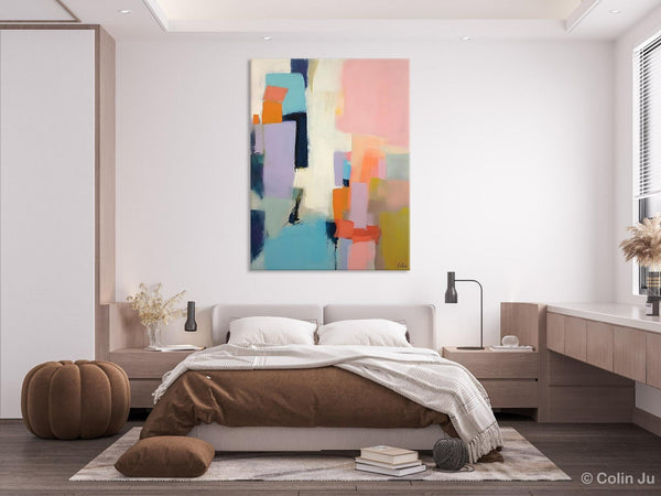 Original Abstract Art, Contemporary Acrylic Art on Canvas, Large Wall Art Painting for Bedroom, Oversized Modern Abstract Wall Paintings-Paintingforhome