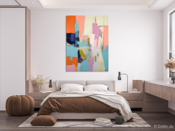 Large Modern Canvas Art for Bedroom, Original Wall Art Paintings, Large Paintings for Sale, Hand Painted Canvas Art, Acrylic Art on Canvas-Paintingforhome