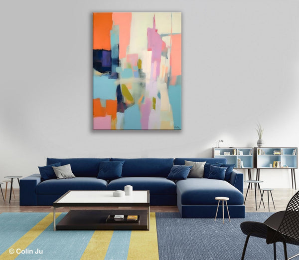 Large Modern Canvas Art for Bedroom, Original Wall Art Paintings, Large Paintings for Sale, Hand Painted Canvas Art, Acrylic Art on Canvas-Paintingforhome