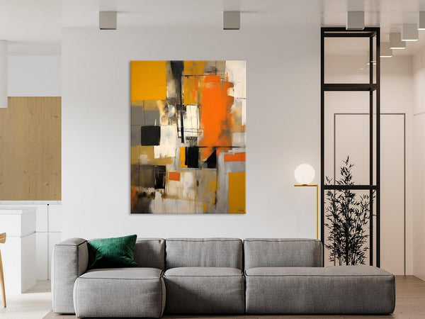 Oversized Abstract Art Paintings, Original Canvas Artwork, Large Wall Art Painting for Dining Room, Contemporary Acrylic Painting on Canvas-Paintingforhome
