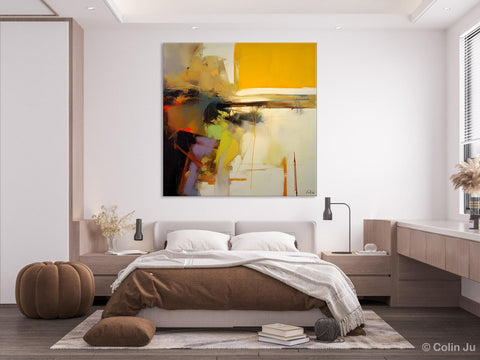 Large Abstract Art for Bedroom, Modern Acrylic Art, Modern Original Abstract Art, Simple Canvas Paintings for Sale, Contemporary Canvas Art-Paintingforhome